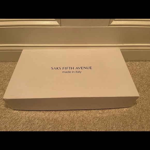 Saks Fifth Avenue black/brown boots - Picture 9 of 9